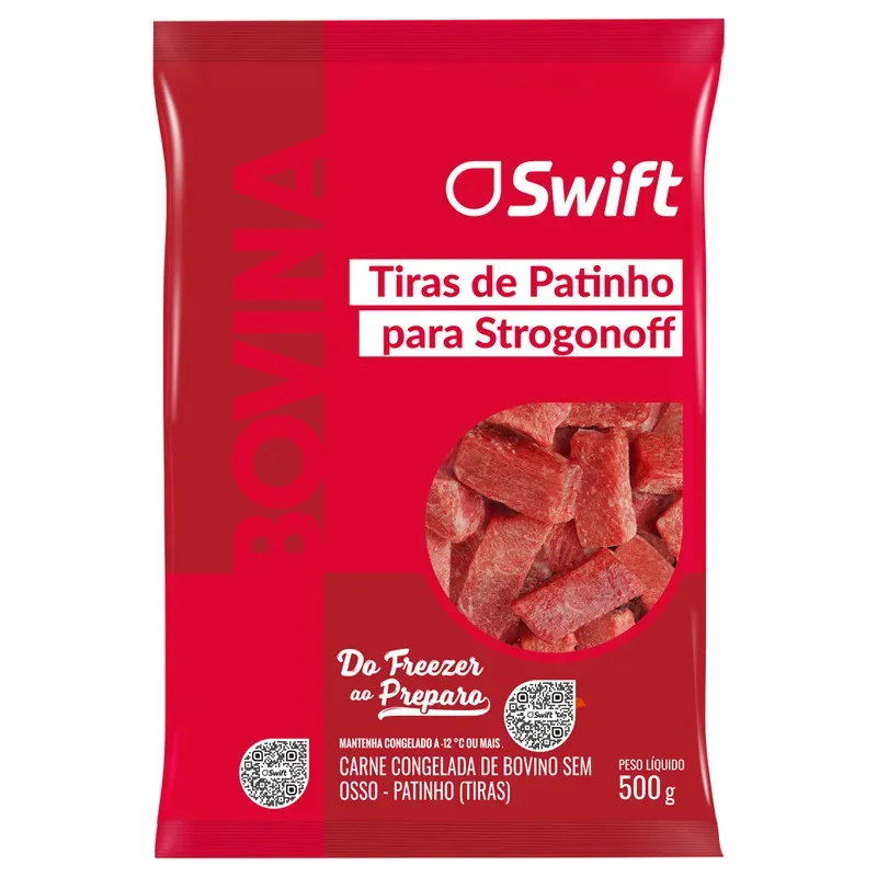 Tiras De Patinho Swift 500G