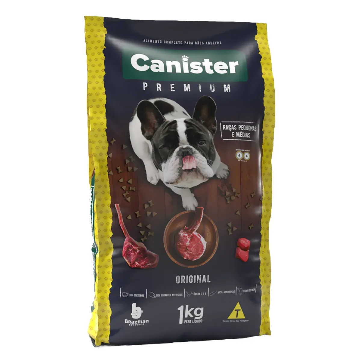 Ração Canister Cães Adultos 1KG