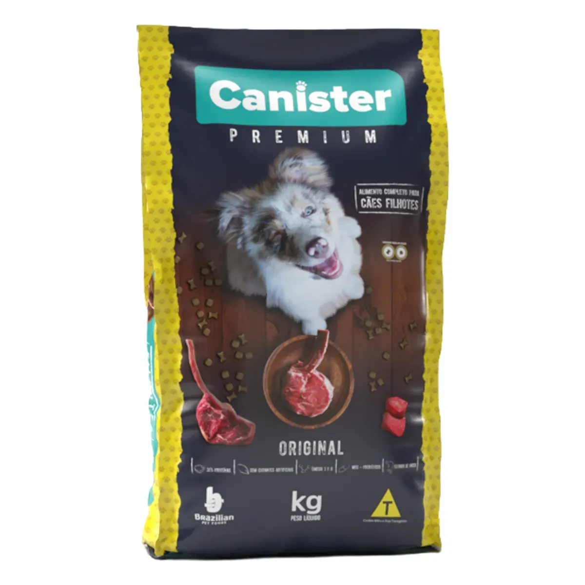 Ração Canister Cães Filhotes 1KG