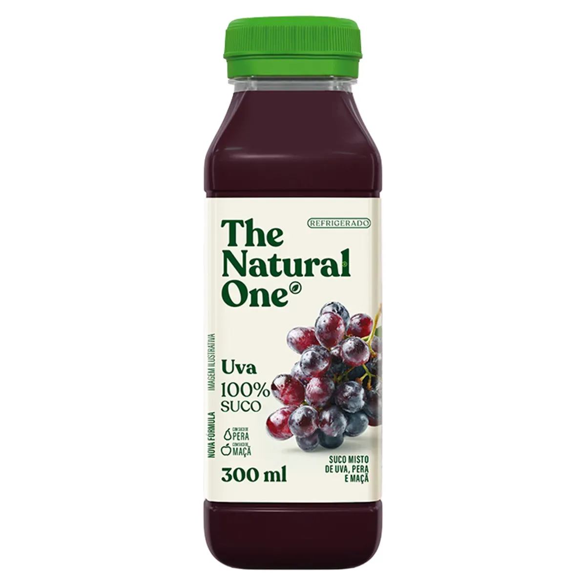 Suco Uva Maçã Integral Refrigerado Natural 300ML