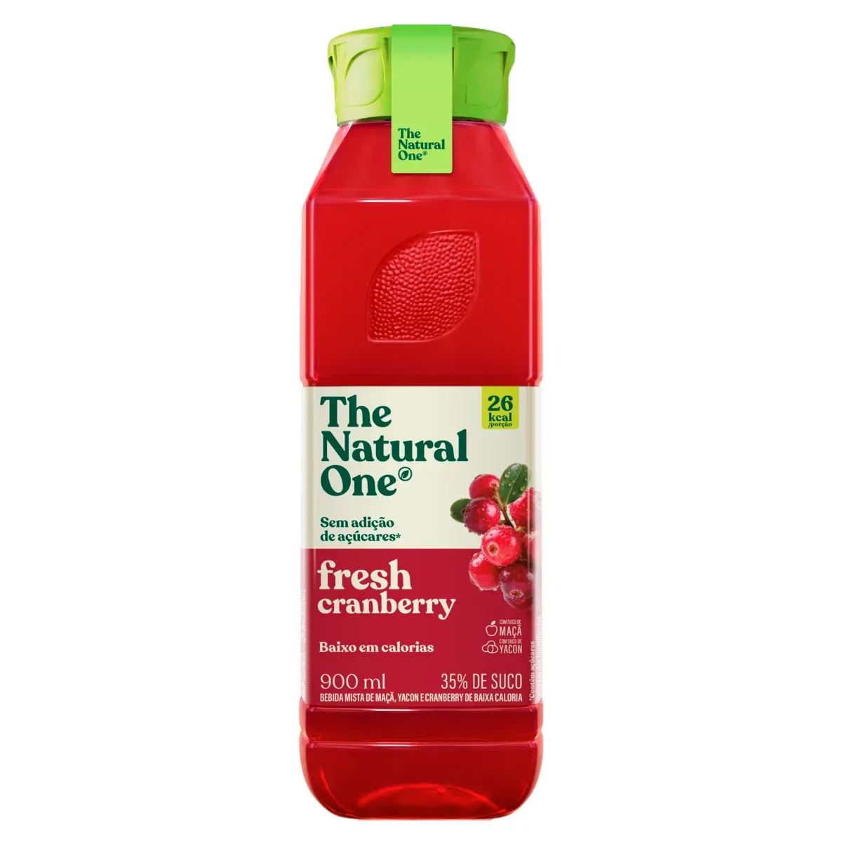 Suco Maçã, Yacon Cranberry Natural One Fresh 900ML