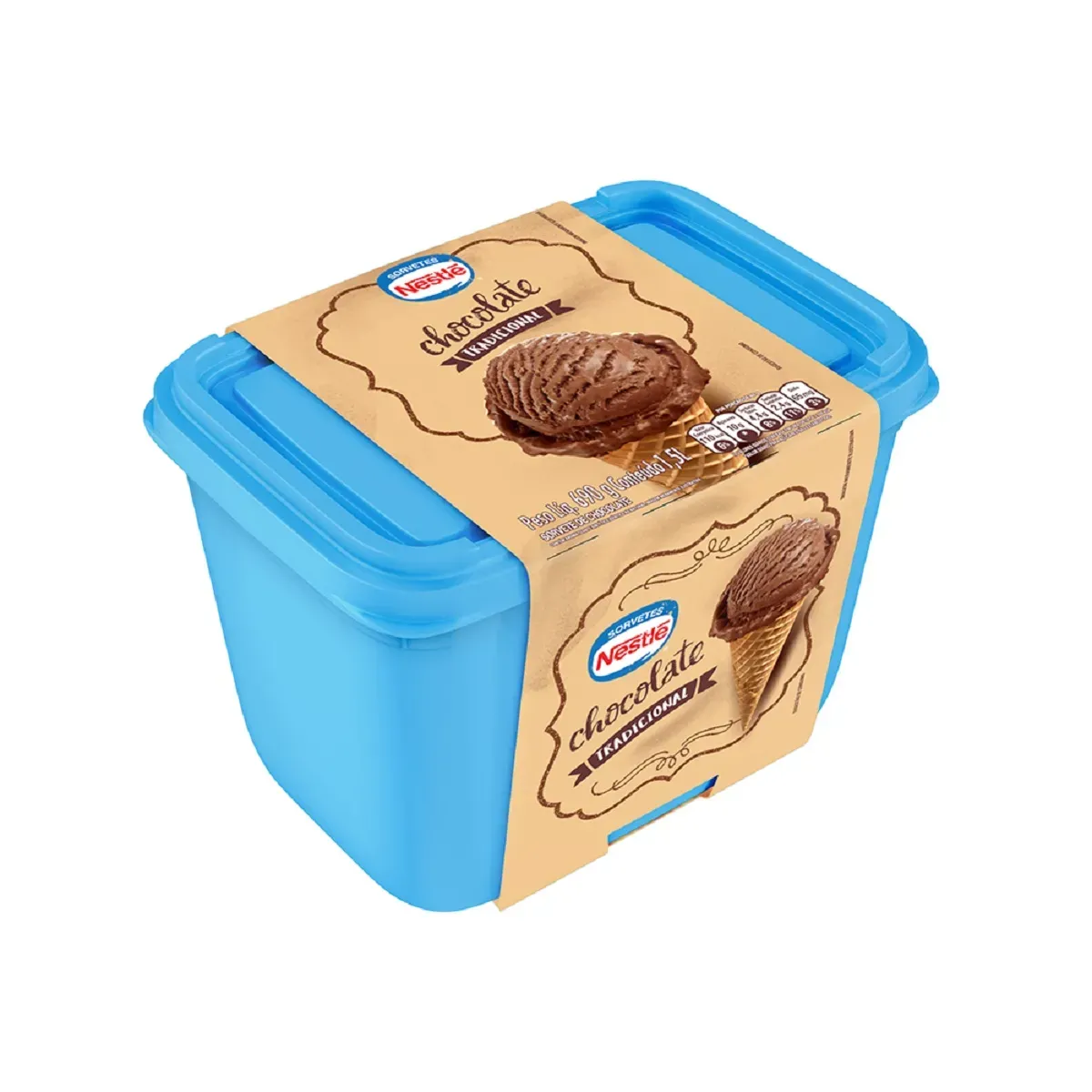 Sorvete Chocolate Nestlé 1,5L