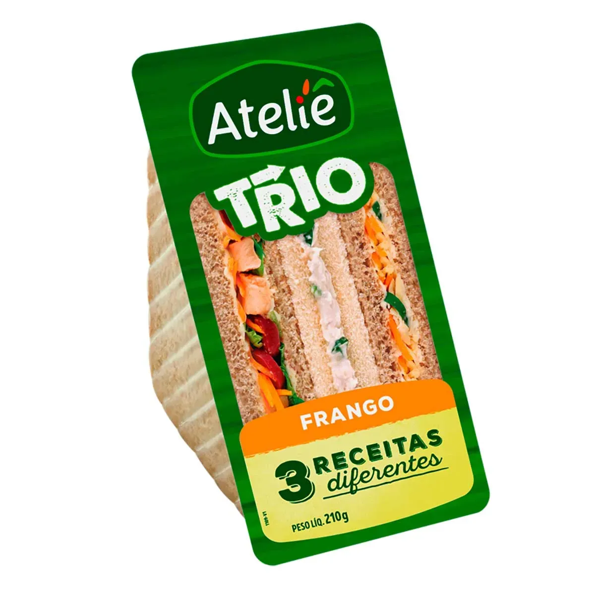 Sanduíches Naturais de Frango Ateliê 210G