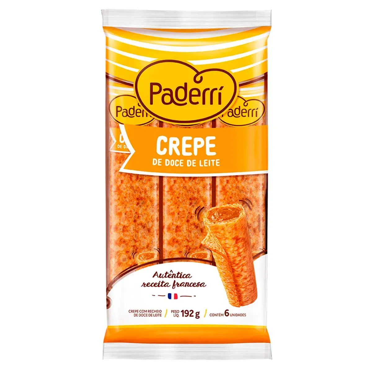 Crepe Paderri Doce De Leite 192G