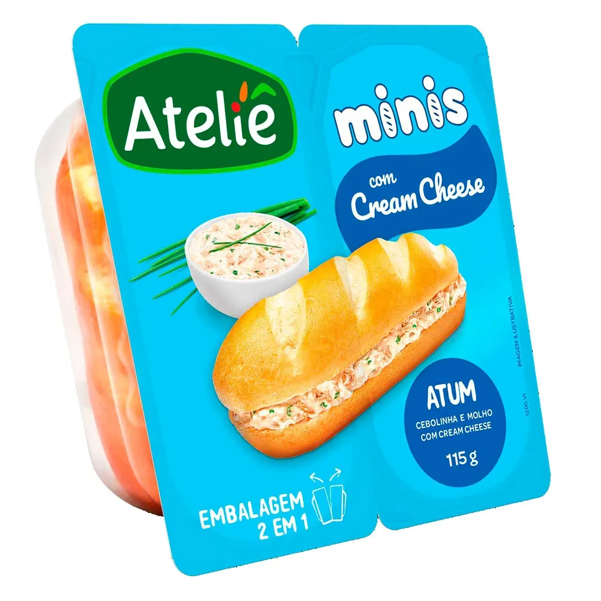 Sanduíche Mini Atum Ateliê 115G