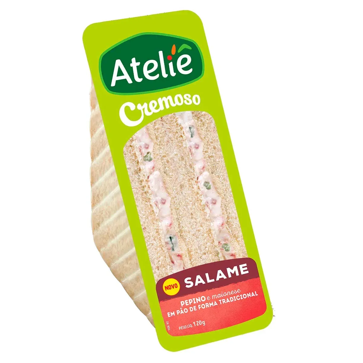 Sanduíche Cremoso Salame Ateliê 120G