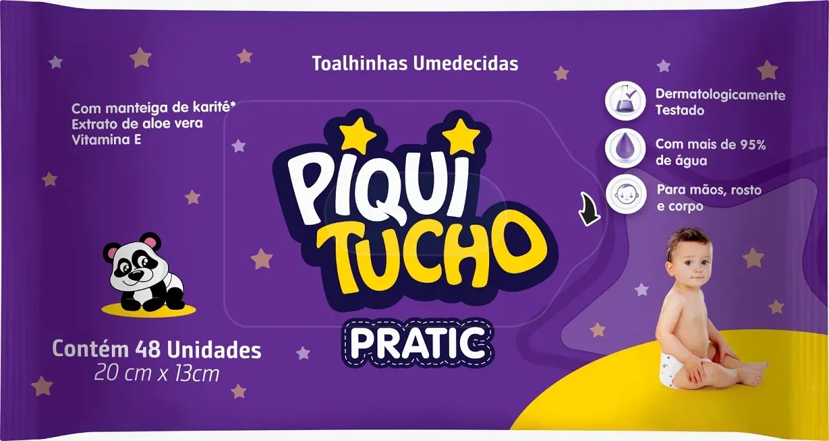 Toalhas Umedecidas Cremer Piquitucho Pratic 48UN