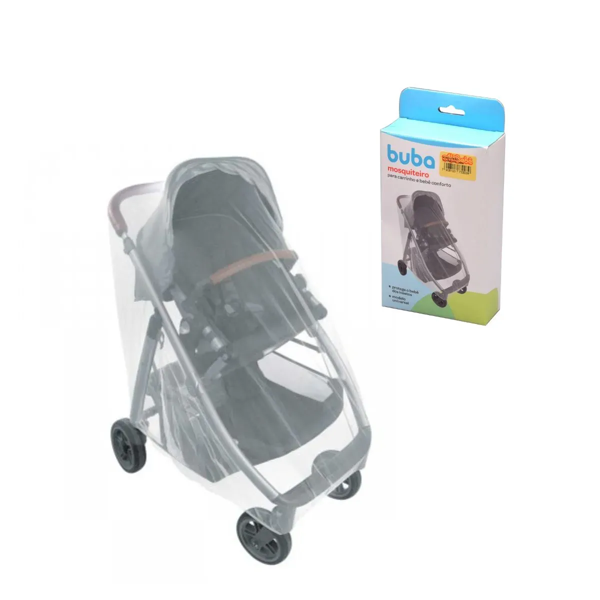 Mosquiteiro para Carrinho de bebe Buba UN