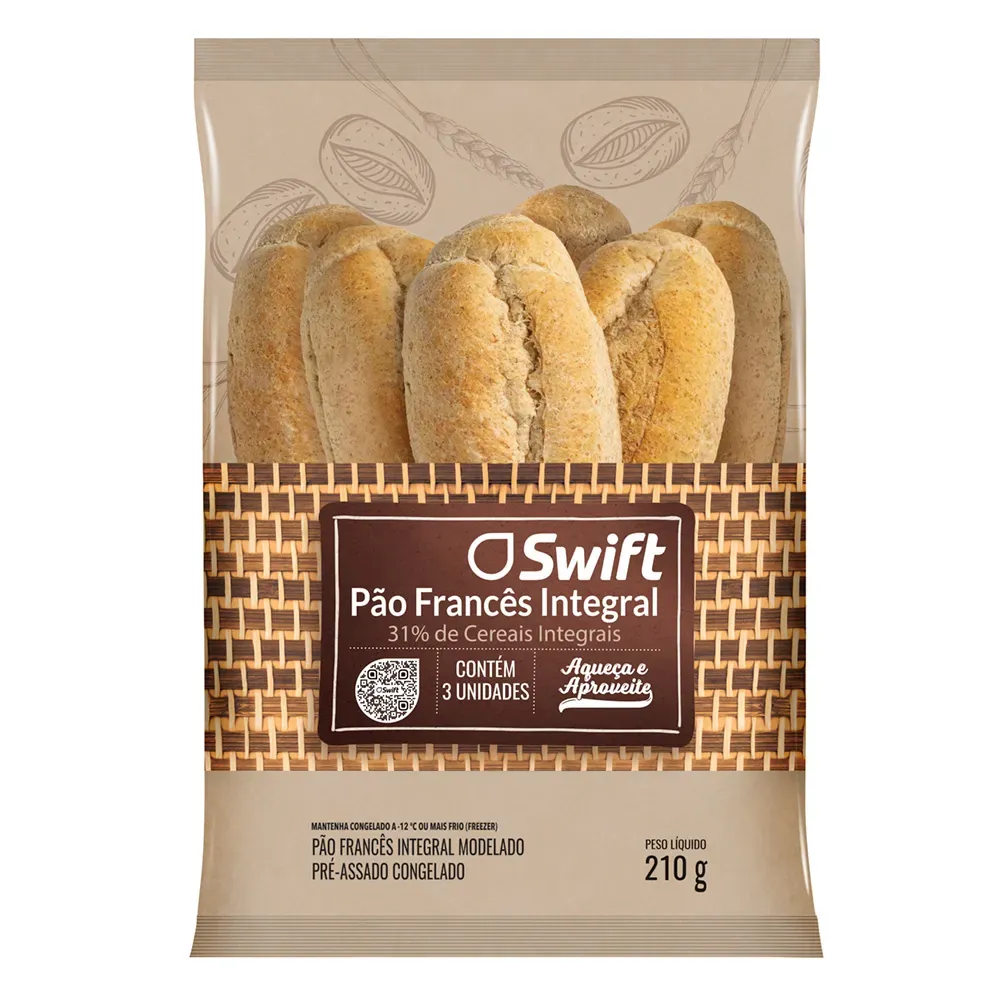 Pão Francês Integral (3x70) Swift 210G
