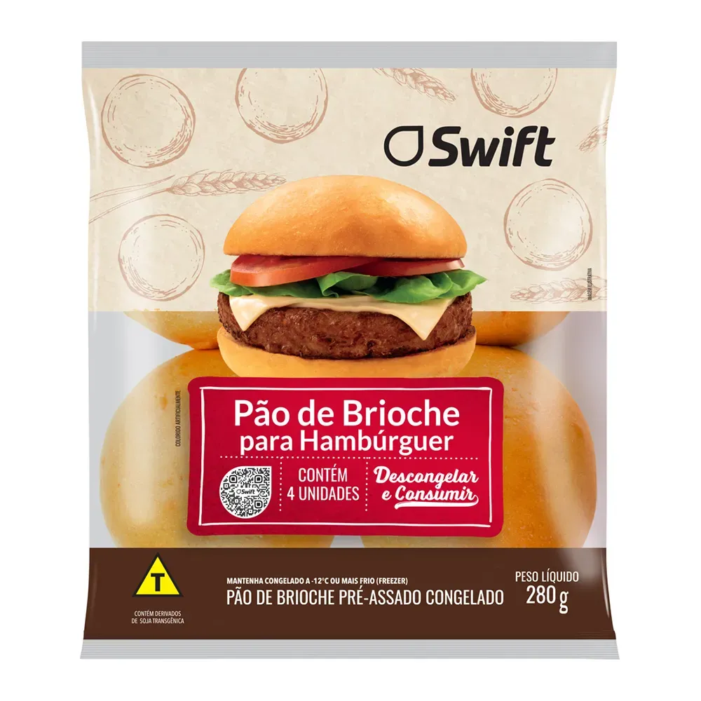 Pão Brioche Swift 280G