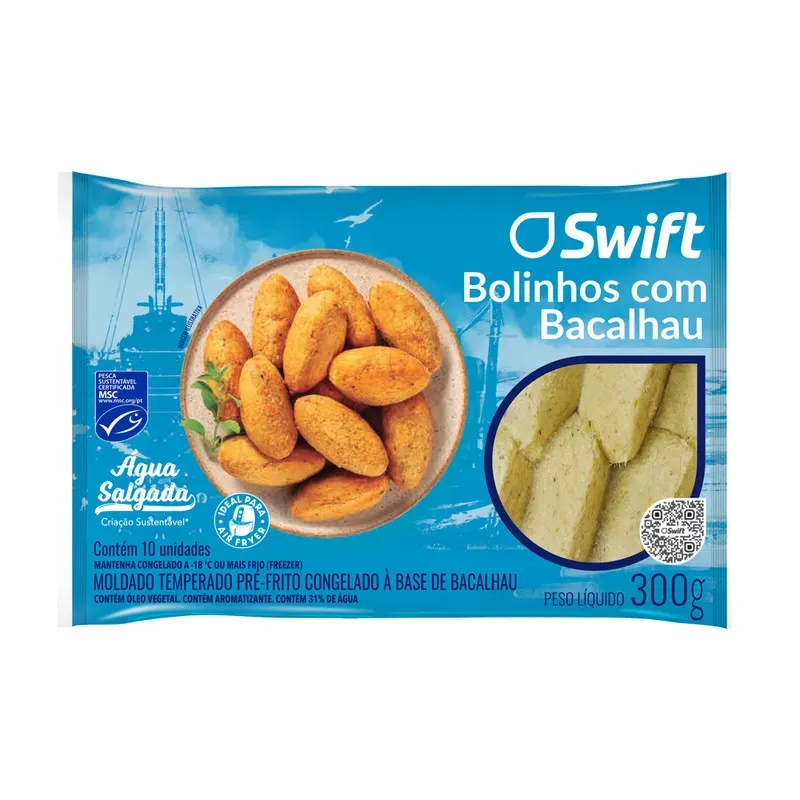 Bolinho de Bacalhau Swift 300G