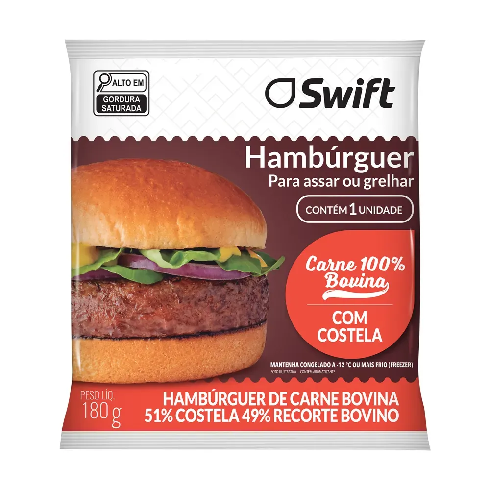 Hambúrguer de Costela Swift 180G