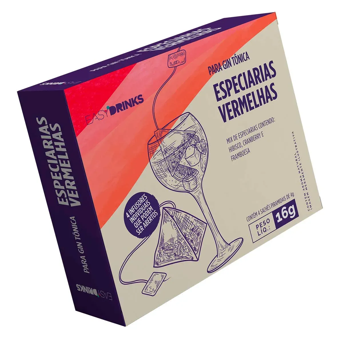 Especiarias Drinks Frutas Vermelhas Easy 16G