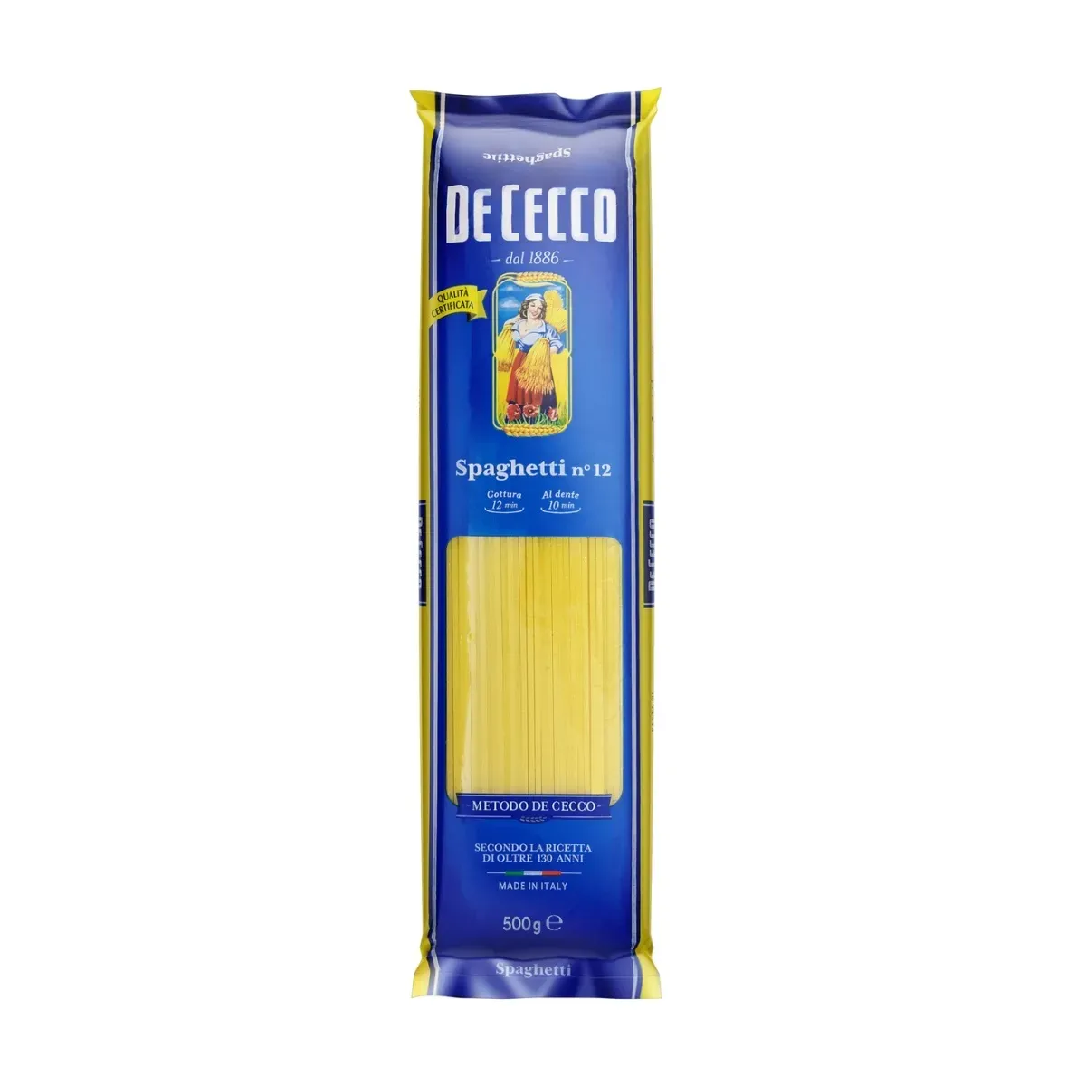 Macarrão Espaguete De Cecco Grano Duro 500G