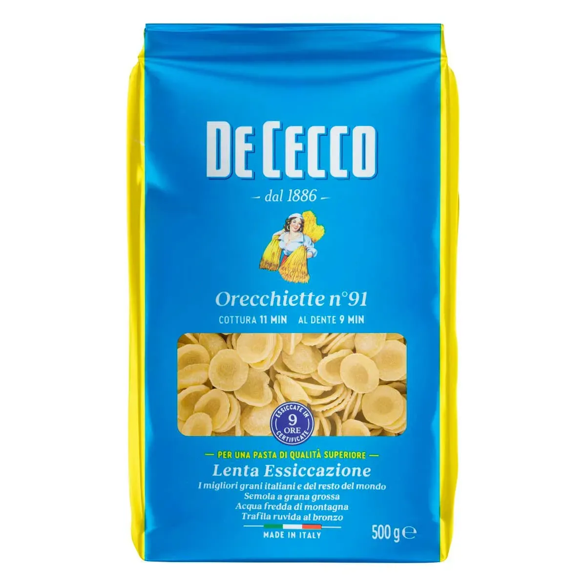 Macarrão Sêmola Trigo Grano Duro Orecchiette 500G