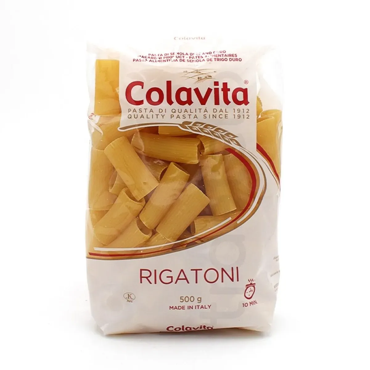 Macarrão Grano Duro Rigatoni Colavita 500G