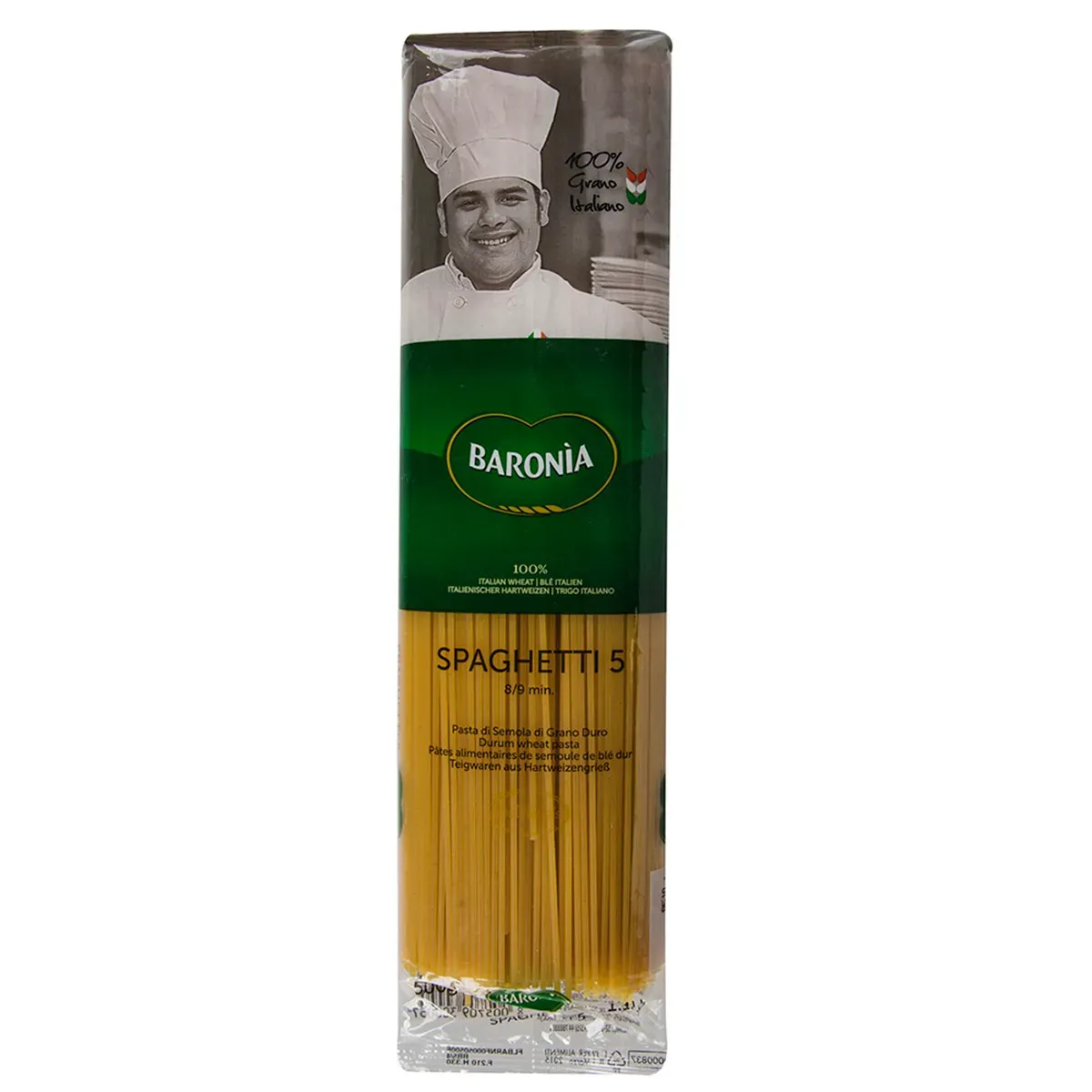 Macarrão Espaguete Baronia Grano Duro Nº5 500G