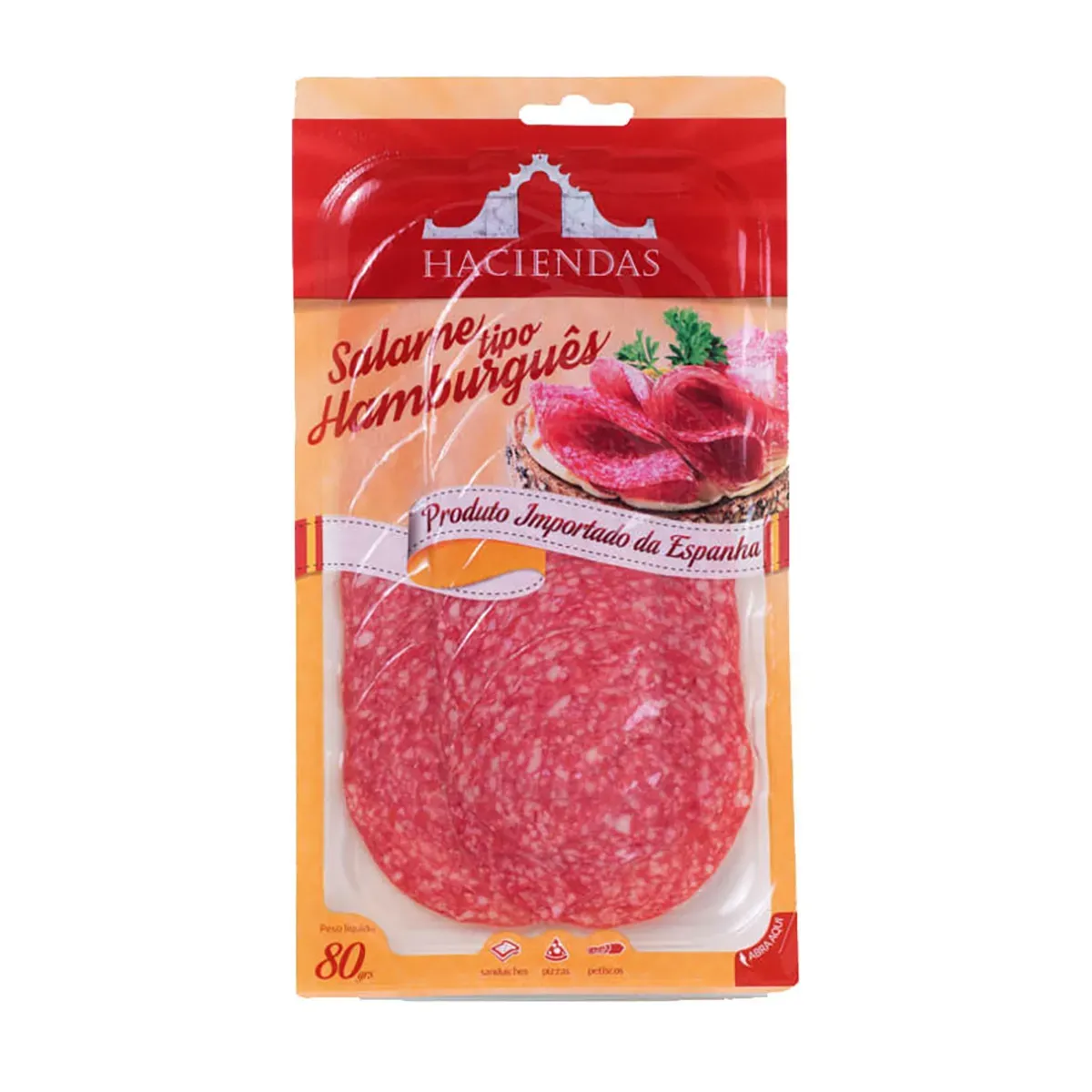 Salame Tipo Hamburguês Haciendas 80G