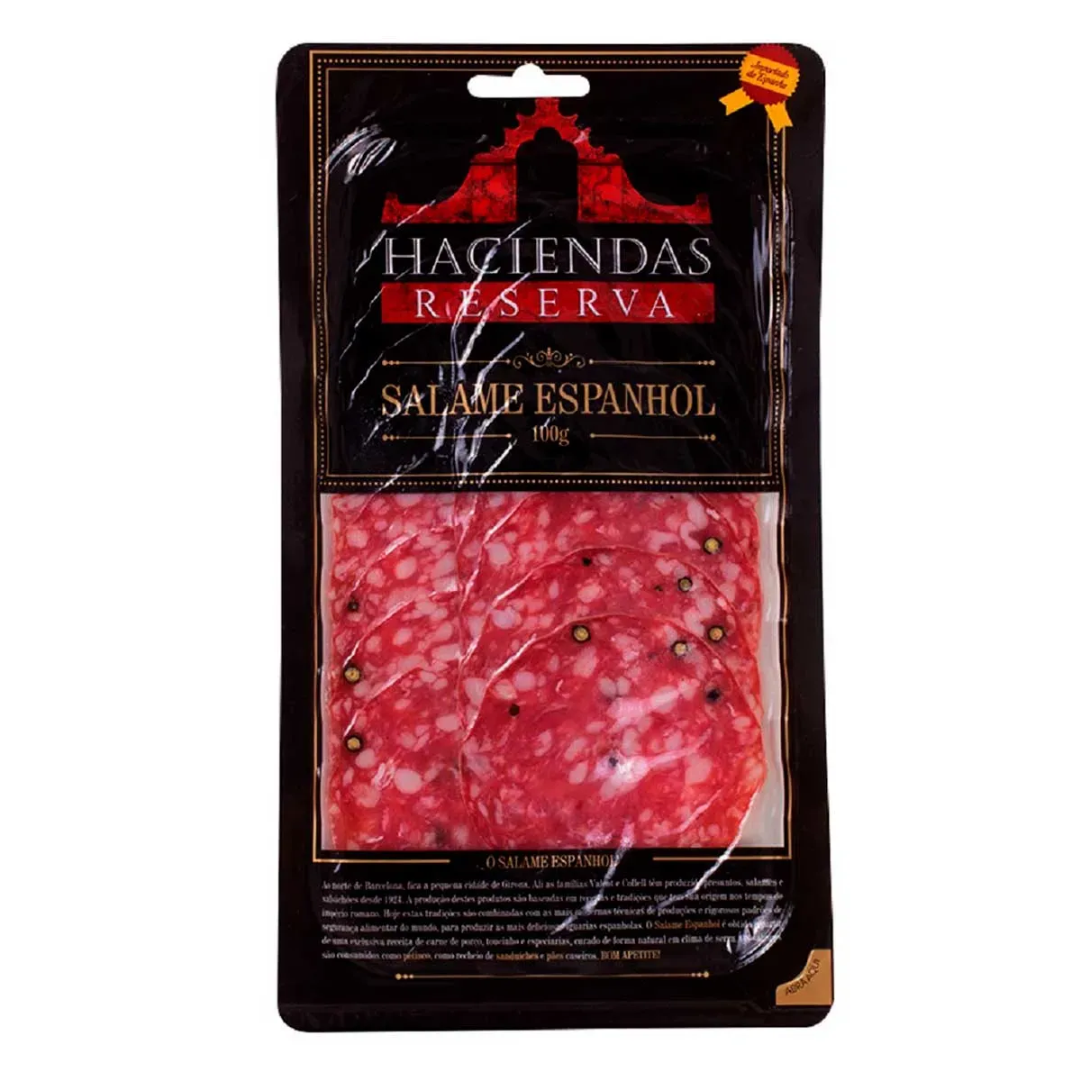 Salame Espanhol Hamburguês Haciendas 100G