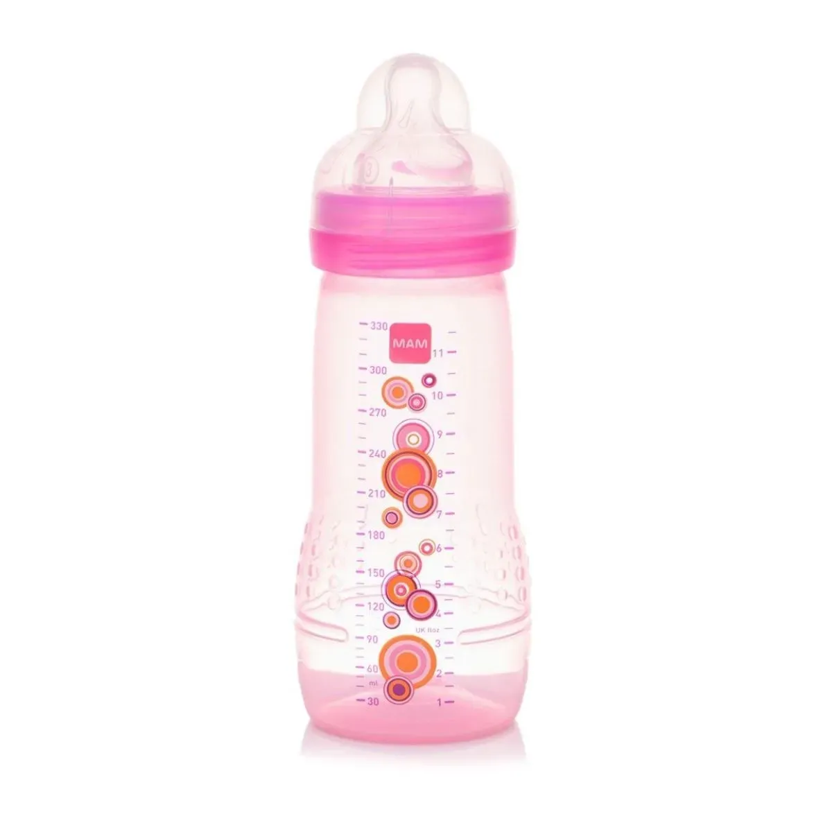 Mamadeira Mam Easy Active Rosa. 330ML 1UN
