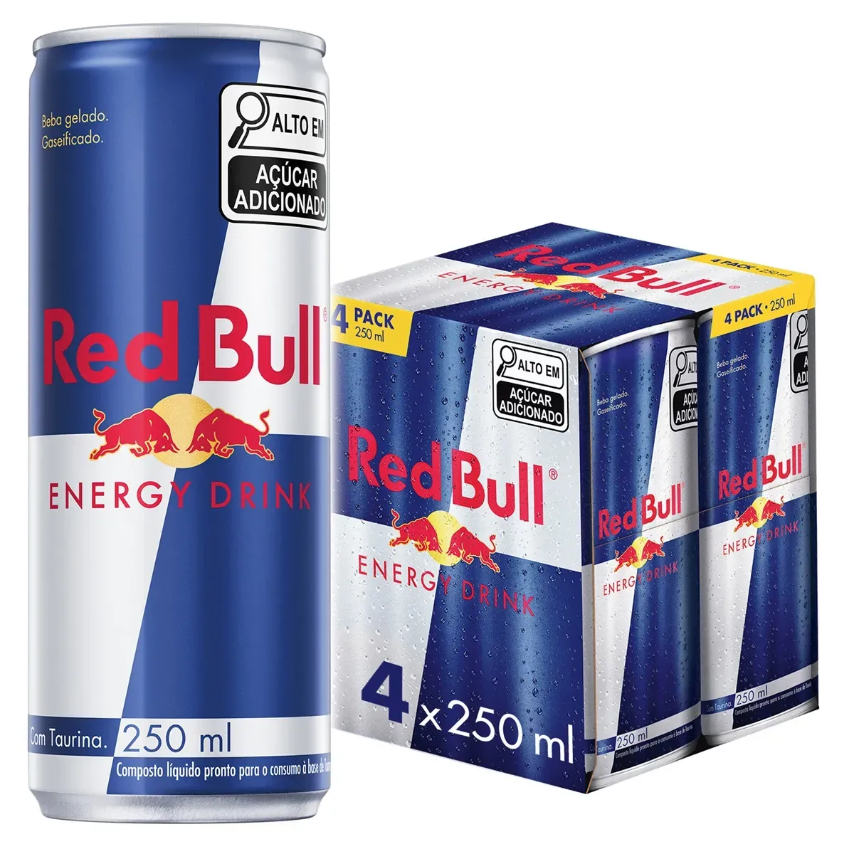 Energético Red Bull Energy Drink (4 latas) 250ML