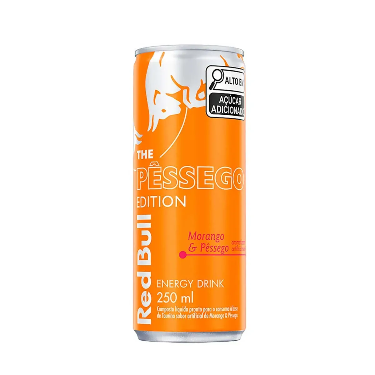 Energético Red Bull Morango e Pêssego 250ML