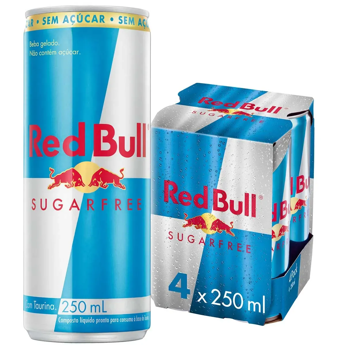 Energético Sem Açúcar Red Bull Energy Drink 250ML