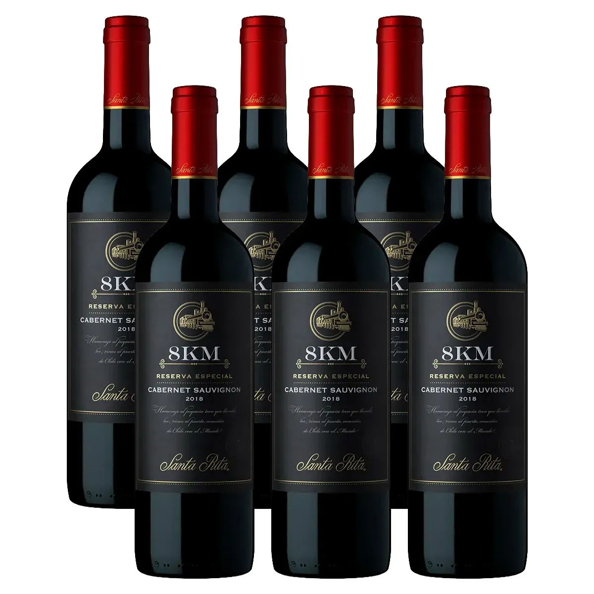 Vinho Tinto 8KM Cabernet Sauvignon 750ML 6UN
