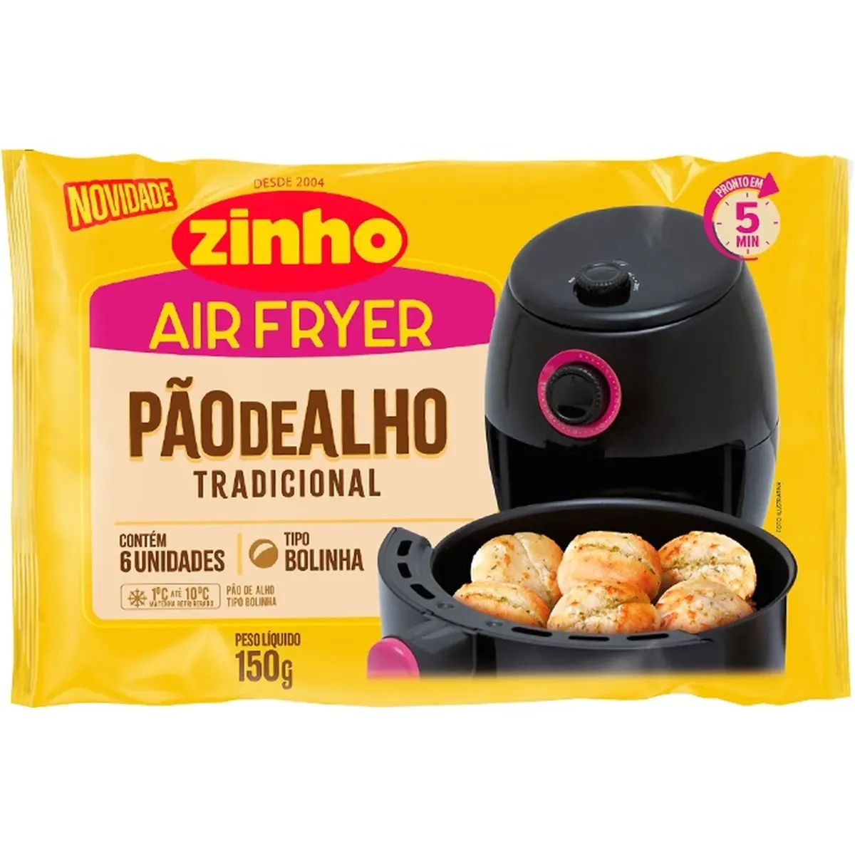 Pão De Alho Zinho Air Fryer 150G