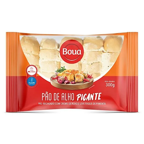 Pão de Alho Boua Apimentado 300G