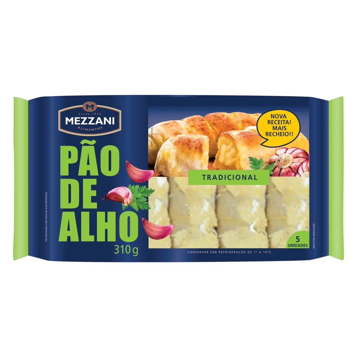 Pão de Alho Mezzani 310G