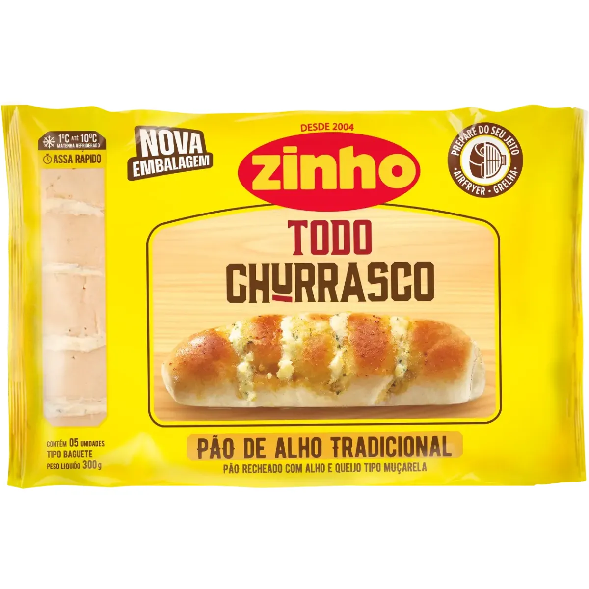 Pão de Alho Zinho 300G