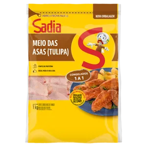 Meio da Asa de Frango Sadia 1KG