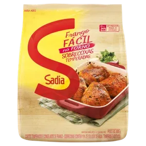 Sobrecoxa Frango Temperada Frango Fácil Sadia 800G