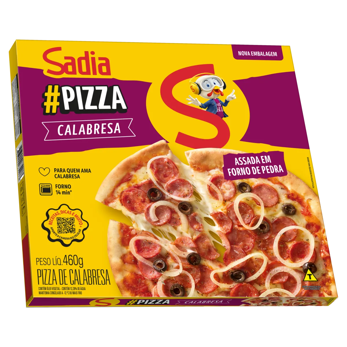 Pizza Calabresa Sadia 460G