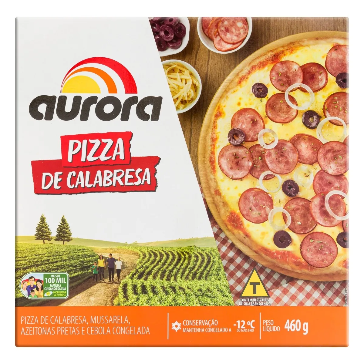 Pizza Calabresa Aurora 460G