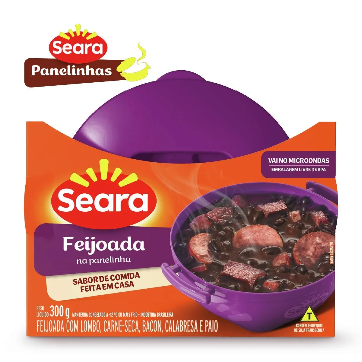 Feijoada com Calabresa Na Panelinha Seara 300G