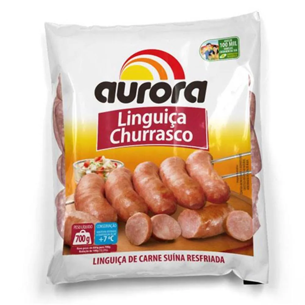 Linguiça Churrasco Aurora 700G