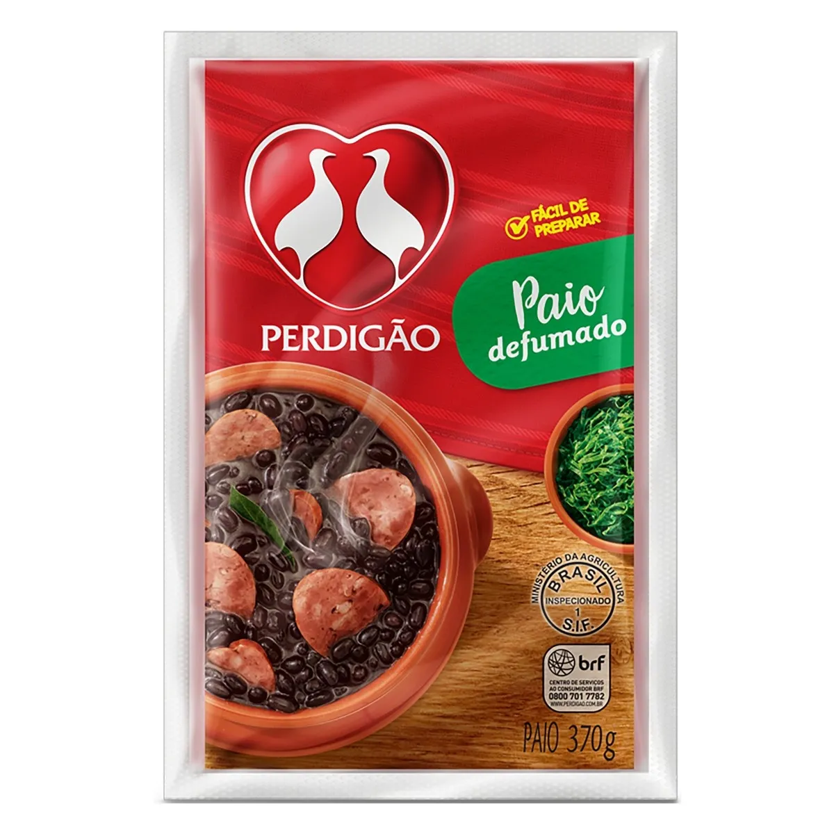 Linguiça Paio Defumada Perdigão 370G