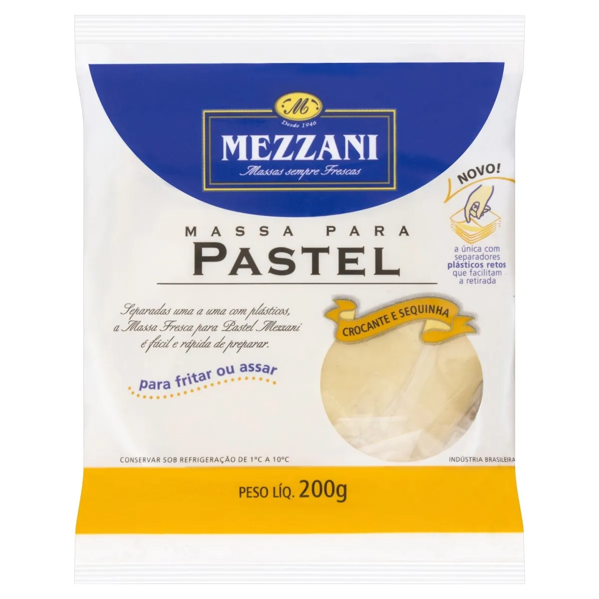 Massa para Pastel Mezzani 200G