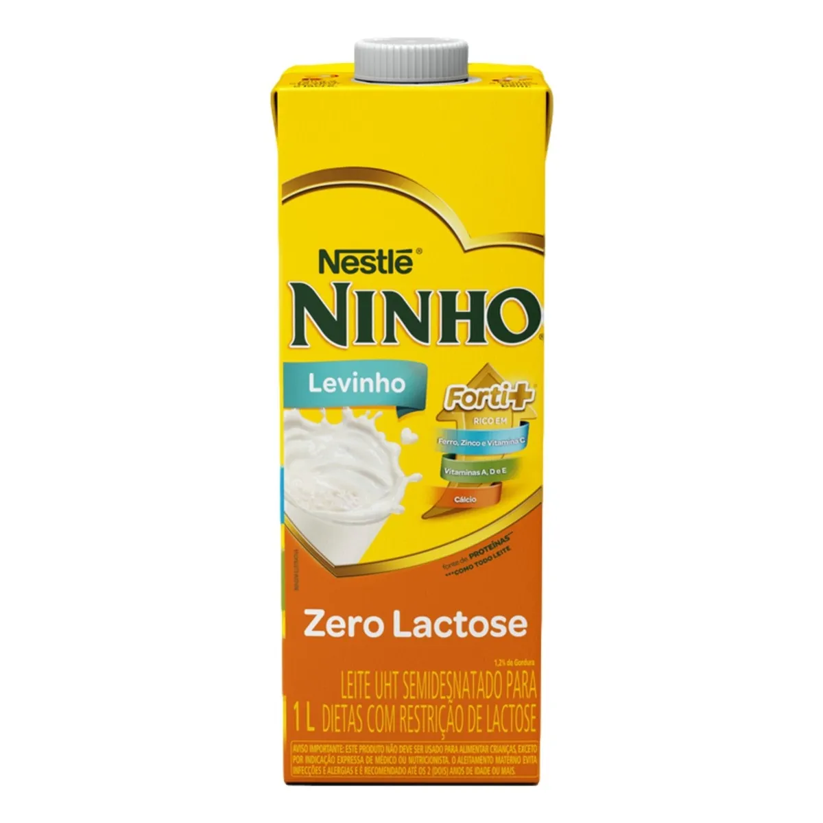 Leite Semidesnatado Zero Lactose Forti Ninho 1L