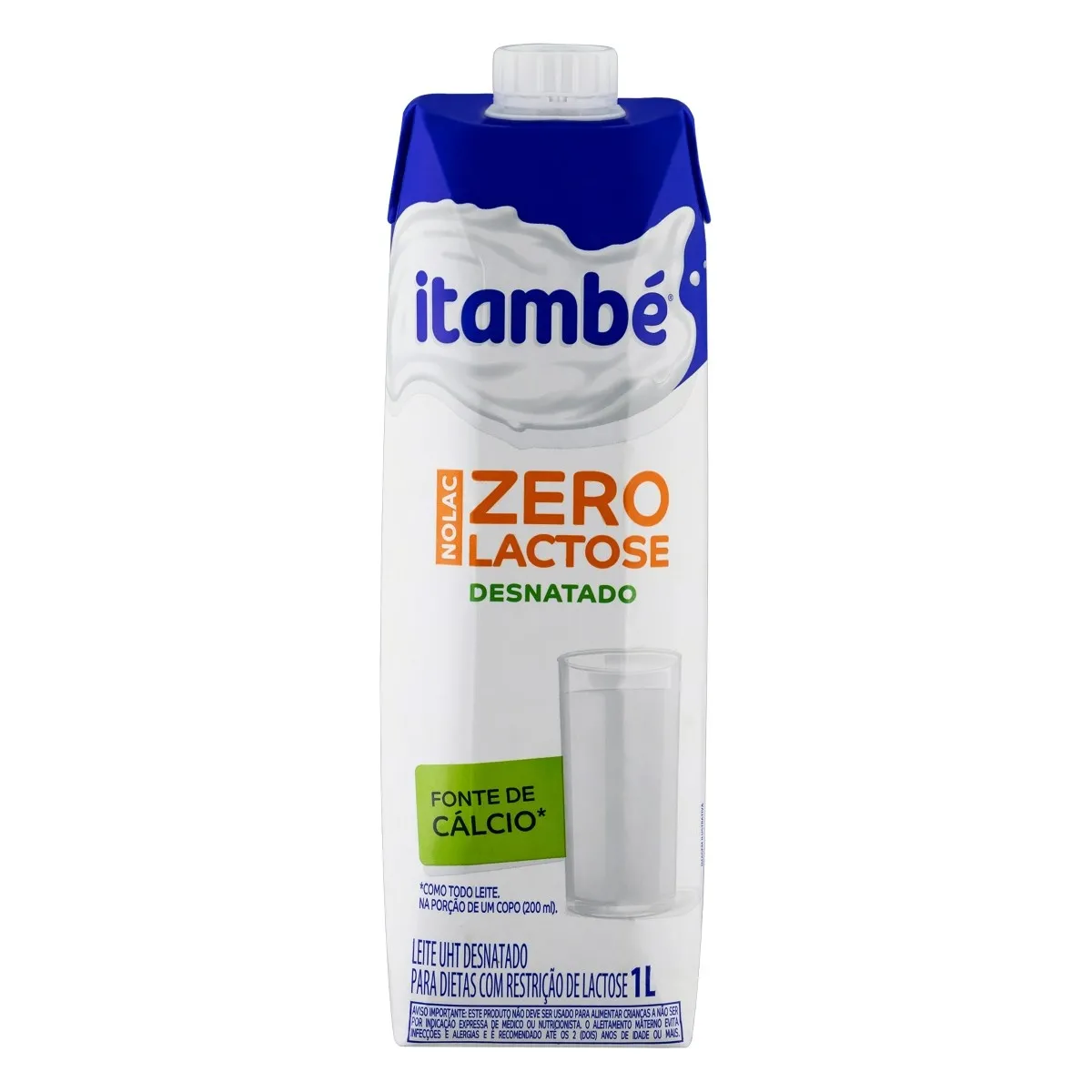 Leite UHT Desnatado Zero Lactose Itambé Nolac 1L