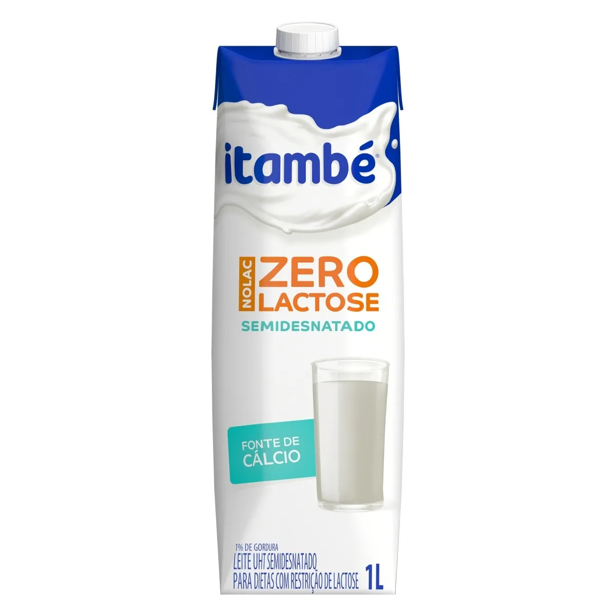 Leite Semidesnatado Zero Lactose Itambé Nolac 1L