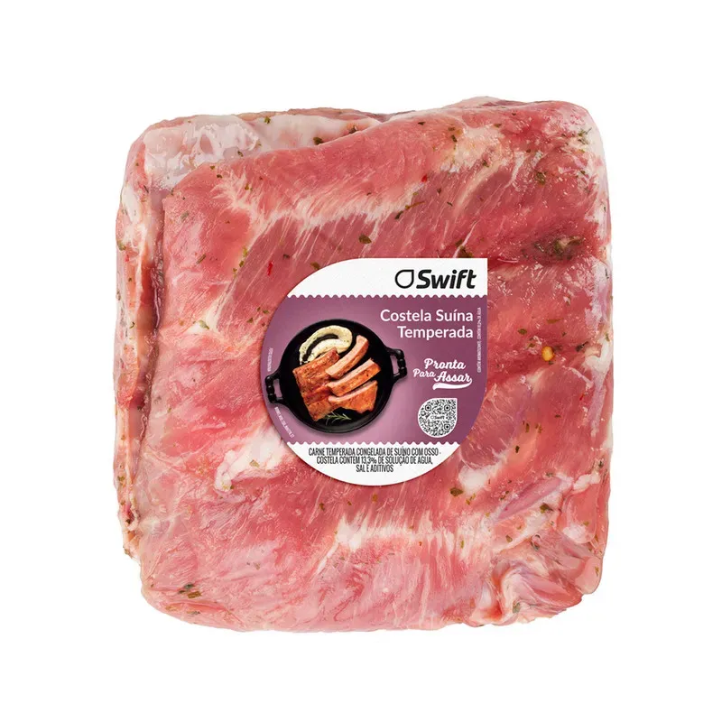 Costela Suina Temperada Swift 1KG