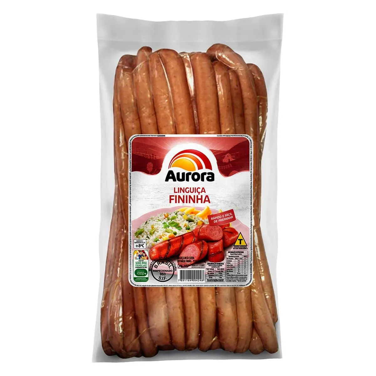 Linguiça Calabresa Inteira Aurora 300G