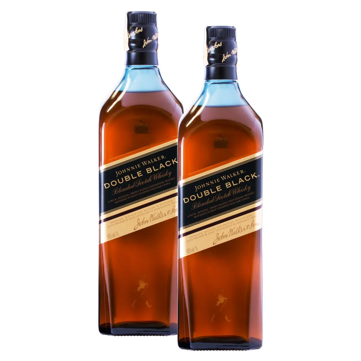Whisky Escocês Johnnie Walker Double Black 1L 2UN