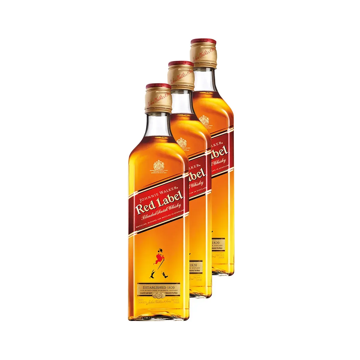 Whisky Johnnie Walker Red Label 500ML 3UN