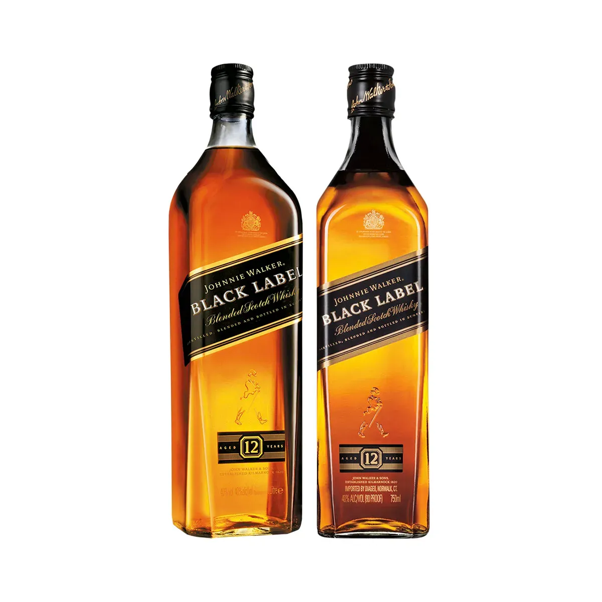 Whisky Johnnie Walker Black Label + Whisky 1L