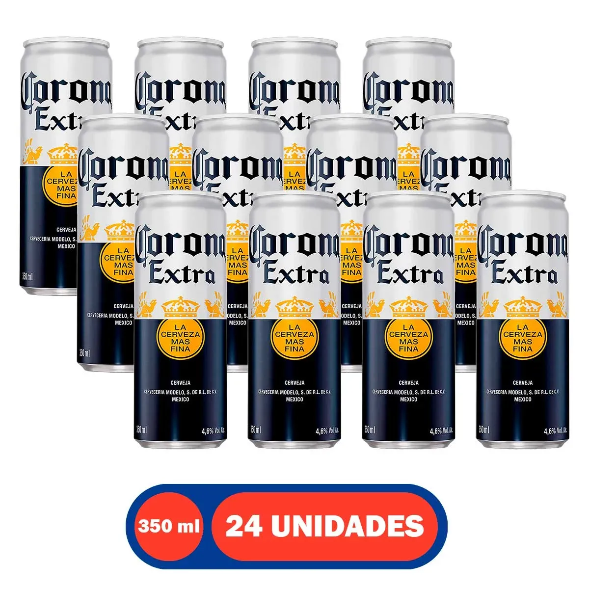 Cerveja Corona Pilsen 350ML 24UN