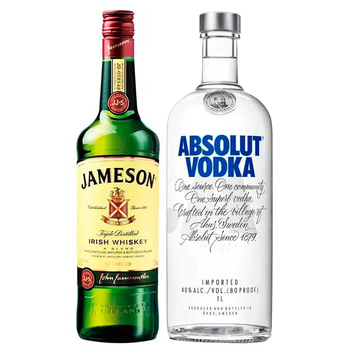 Kit Vodka Sueca Absolut natural 1litro 750ML
